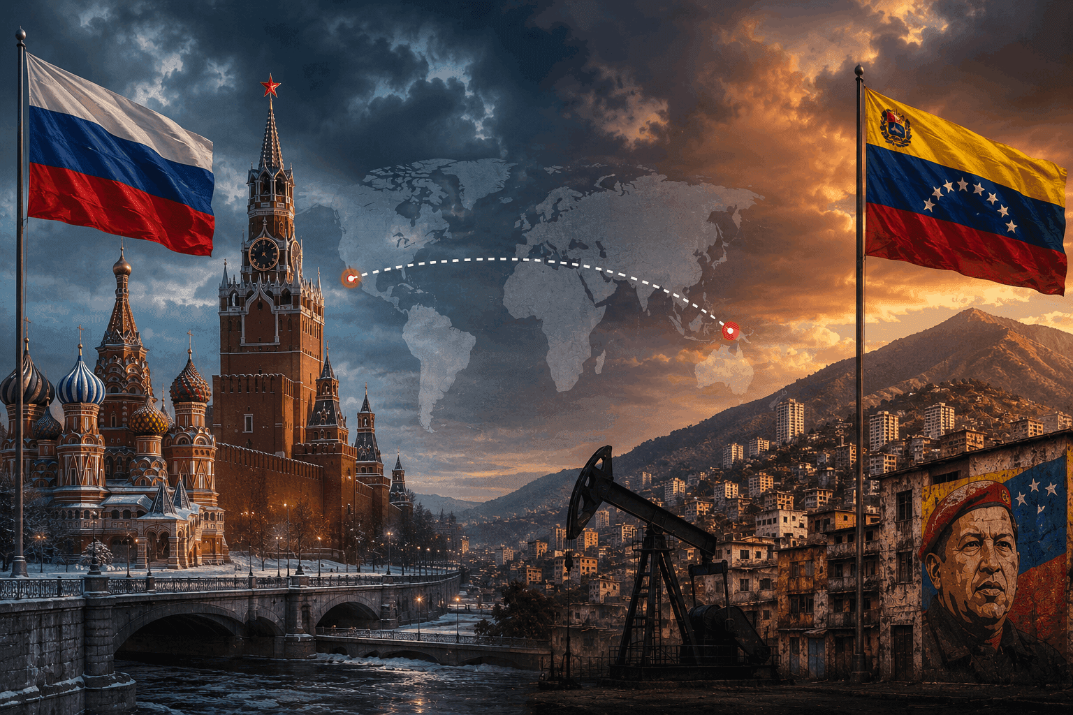 From Moscow to Caracas