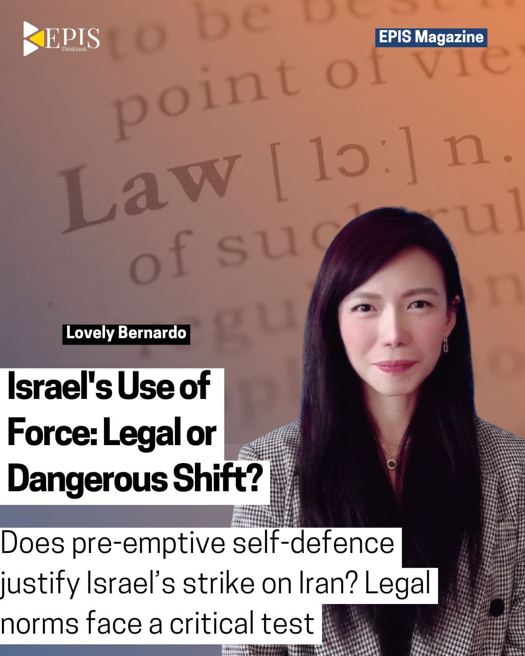 Israel’s Use of Force: Legal or Dangerous Shift?