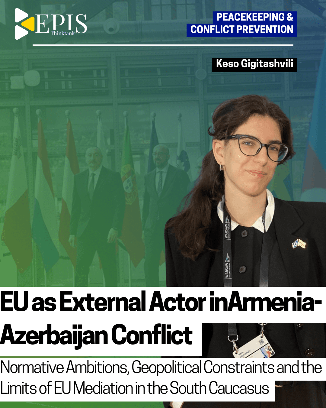 The EU as an External Actor in the Armenia-Azerbaijan Conflict