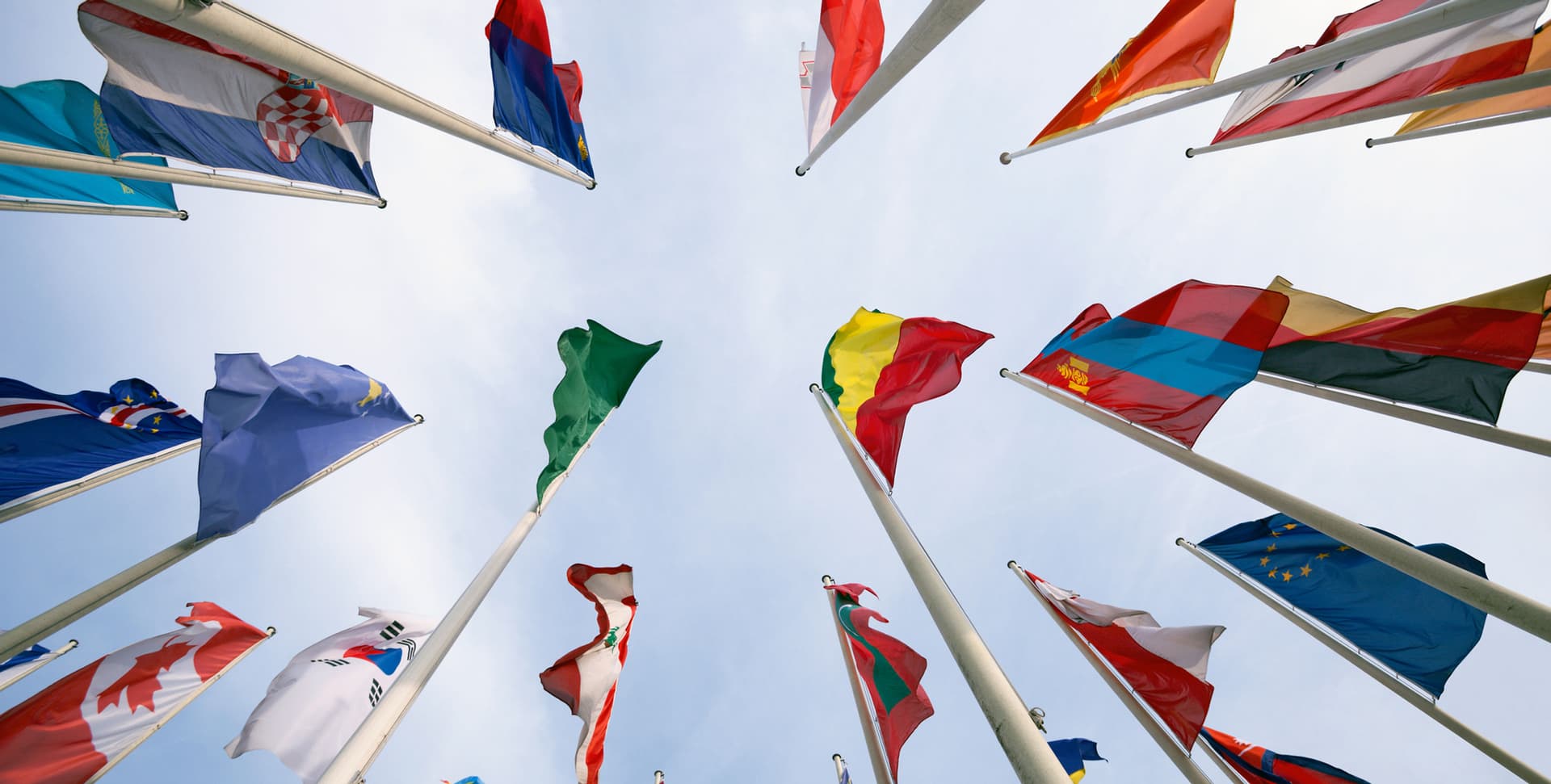 International flags — EPIS global reach