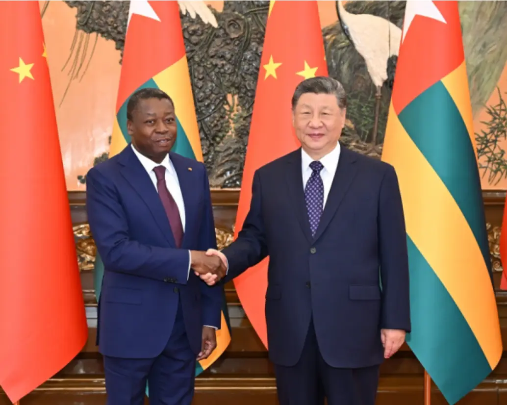 Gnassingbé and Jinping meet on October 13th 2026