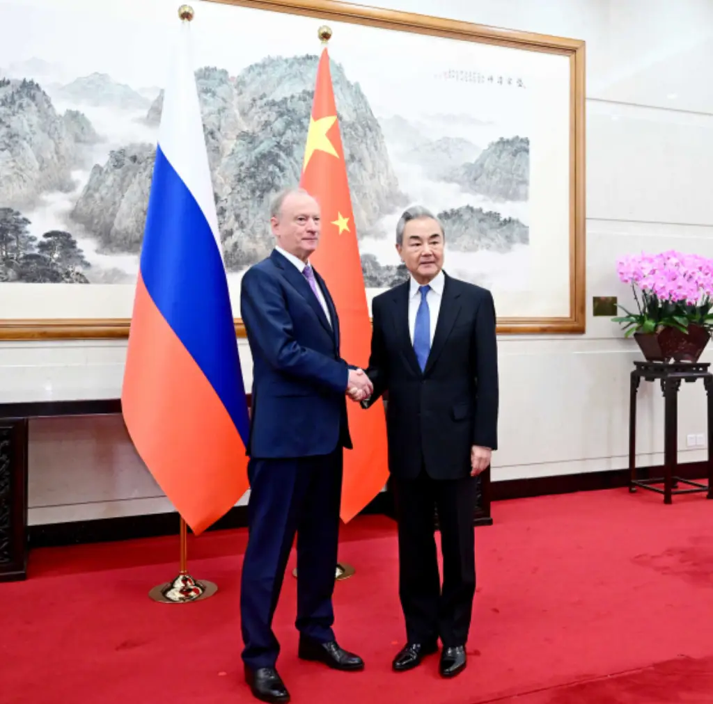 Nikolai Patrushev and Wang Yi
