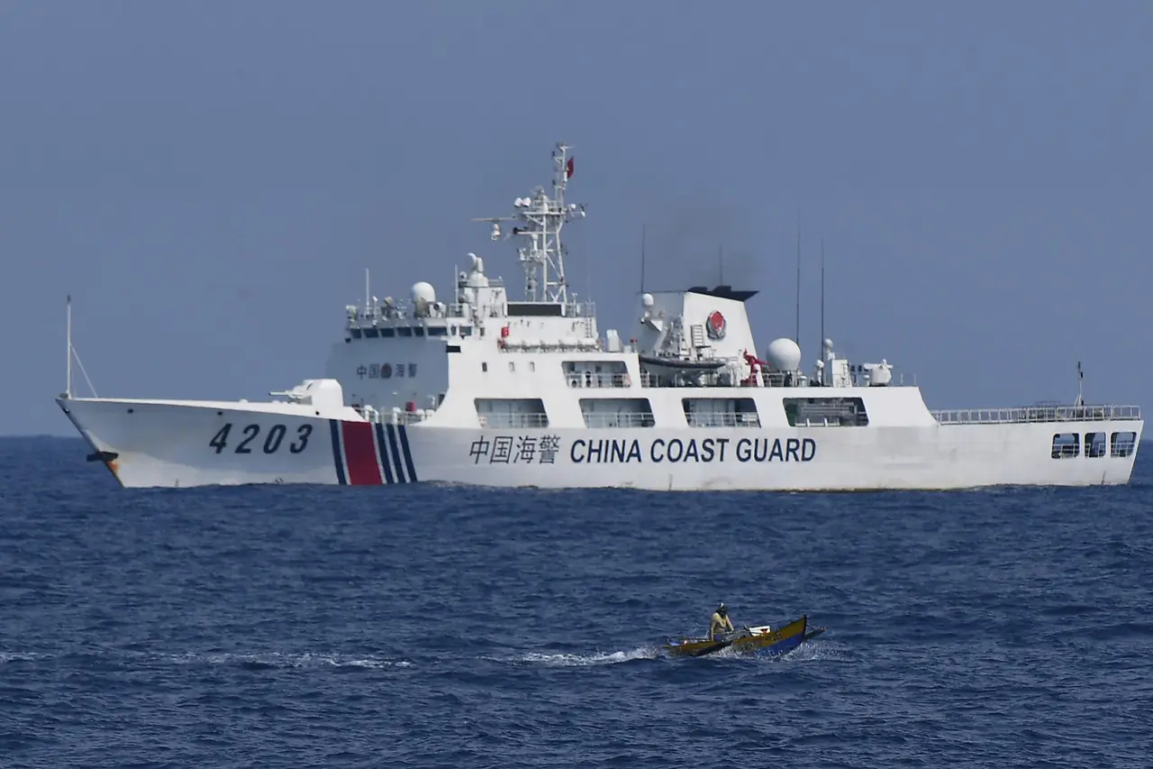 Chinese Coast Guard vessel in the South China Sea.